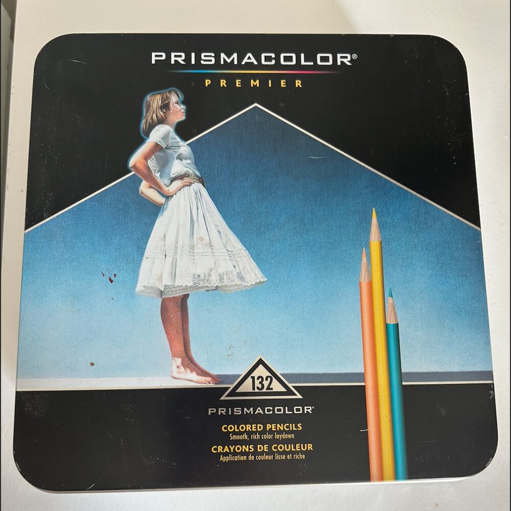 Tin of 132 Prismacolor pencils